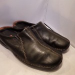 Cole Haan Mens  Black & Brown Leather Clogs Mules Slip On Loafers Shoes Sz 12 M