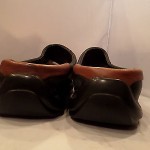 Cole Haan Mens  Black & Brown Leather Clogs Mules Slip On Loafers Shoes Sz 12 M