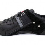 NEW  Men’s DIESEL Korbin S Casual Fashion Sport Sneakers Shoes Black leather