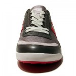 $225 Hugo Boss “ORANGE” Sneakers Mens Grey Red Shoes 10 43 Trainers Walking 9 .5