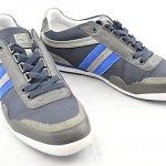 BOSS Orange Hugo Boss Men’s Gray/Blue Lace-Up Fashion Athletic Size 10.5 M EU 44