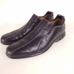 COLE HAAN NIKE AIR Black Leather Slip On Loafers Shoes Sz 10.5 M
