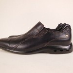 COLE HAAN NIKE AIR Black Leather Slip On Loafers Shoes Sz 10.5 M