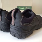 CLARKS MUCKERS ARCHEO EASE SLIP ON WATERPROOF SHOES – BLACK SIZE 9 M – MENS NEW