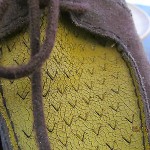 Mens sz 8.5 M Brown/yellow DIESEL lace tie casual walking shoes rare crepe soles