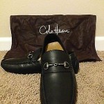 COLE HAAN MEN’S BLACK HOWLAND BIT II DRIVING MOCASSIN SZ 9