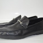 Pre-Owned- Boss Hugo Boss Men’s “Doster” Square Toe Loafers! Black, Sz. 13.