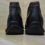 NEAR FLAWLESS COLE HAAN SIZE 9 M LEATHER SHOES BLACK ANKLE BOOTS