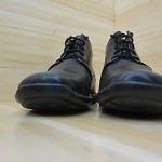 NEAR FLAWLESS COLE HAAN SIZE 9 M LEATHER SHOES BLACK ANKLE BOOTS