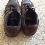 New (vintage) Diesel Remy US 9.5 army green/brown suede/black trim, never worn