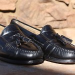 Cole Haan Men’s Black Leather Comfortable Casual Pinch Tasseled Loafers Size 10