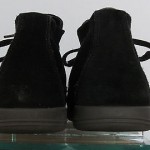 Mens sz 10 M black suede Diesel lace tie ankle athletic sole boot shoes