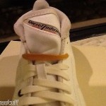 $110 Diesel Midday Designer Sneaker SZ 9 Eur 42 White Extra Orange laces NIB