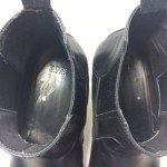 Men’s Hugo Boss Black Leather Chelsea Ankle Boots Size 9.5 Excellent
