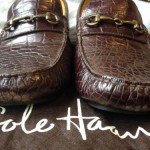 Mens Cole Haan Howland Bit II Croc 10.5 M Brown Driving