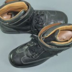 Mens Cole Haan 8.5 M Black Hightop Leather Air Connor Shoes