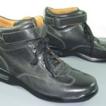 Mens Cole Haan 8.5 M Black Hightop Leather Air Connor Shoes