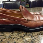 COLE HAAN NIKE AIR MEN’S SLIP ON BROWN LEATHER LOAFER SIZE 10M EUC