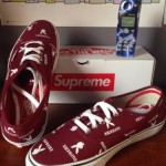 Supreme Playboy Vans Burgundy Sz 10.5 Cdg Pcl Fdl Authentics Old Skool