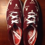 Supreme Playboy Vans Burgundy Sz 10.5 Cdg Pcl Fdl Authentics Old Skool