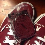 Supreme Playboy Vans Burgundy Sz 10.5 Cdg Pcl Fdl Authentics Old Skool