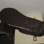 HTF NIB MEN’S DIESEL KEEP  ONLY THE BRAVE  BRN LEATHER SPORT SHOES US 10.5 M