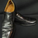 Cole Haan Nike Air Black Leather Slip On Mens Loafers Shoes Size 10M 10