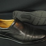 Cole Haan Nike Air Black Leather Slip On Mens Loafers Shoes Size 10M 10