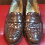 Cole Haan Men’s Brown Woven Leather Loafers Size 10D EUC Free Shipping