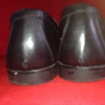 Hugo Boss Mens Chesterfield Black loafers With A Design On Them shoes Size 8 Nic