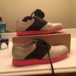 Cole Haan Fragment Design Pink Black Lunargrand 10.5 Saddle MSRP $298 70% Off