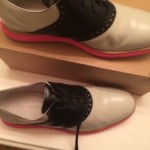 Cole Haan Fragment Design Pink Black Lunargrand 10.5 Saddle MSRP $298 70% Off