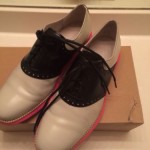Cole Haan Fragment Design Pink Black Lunargrand 10.5 Saddle MSRP $298 70% Off