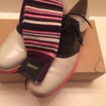 Cole Haan Fragment Design Pink Black Lunargrand 10.5 Saddle MSRP $298 70% Off