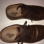 CLARKS Active Air Mens 8 M Brown Leather Oxford Lace Up Casual Shoes