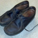 Clarks Wallabees mens 10.5 leather