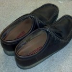Clarks Wallabees mens 10.5 leather