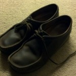 Clarks Wallabees mens 10.5 leather