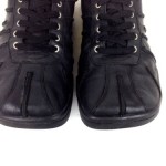 DIESEL Shoes LEATHER Black ATHLETIC Lace Up OXFORDS Casual SQUARE Toe 10.5 44
