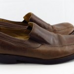 Clarks Brown Leather Slip On Casual Loafers Men Size 13 M