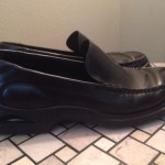 Cole Haan Santa Barbara Mens 10.5 M Loafers Black Nike Air Moc $158 Shoe Slip On