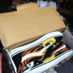 NEW VANS OLD SKOOL SHOES CLASSICS FLAME II SZ 11.0 MENS