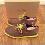 cole haan lunargrand wing tips c11095 grey suede volt 10.5