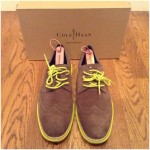 cole haan lunargrand wing tips c11095 grey suede volt 10.5