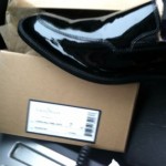 Mens Cole Haan Lenox Hill Venetian Black Patent Leather shoes C11915 Size 7