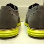 COLE HAAN LUNARGRAND Sz 12M Gray Suede Wingtip Brogue Casual Dress Shoes NWOB