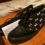 VANS SYNDICATE 006 WTAPS BLACK CROSSBONES CHUKKA SIZE 12
