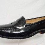 NEW Vintage USA COLE HAAN Men 8-D Black Leather Slipon Penny Loafer Moc Shoes