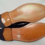 NEW Vintage USA COLE HAAN Men 8-D Black Leather Slipon Penny Loafer Moc Shoes