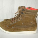 NWOB NEW DIESEL SIDE ZIP BROWN SUEDE LEATHER ANKLE BOOTS IDOL SERIES 8.5